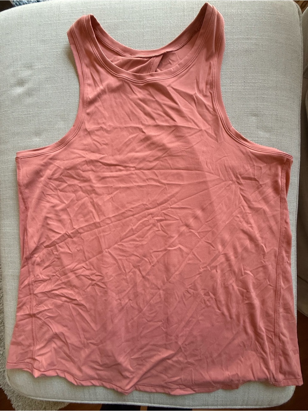 Women’s HALARA Coral Tank Top — Casual Sleeveless open back.